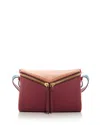 Mcm 3d Diamond Colorblock Leather Shoulder Bag In Multi