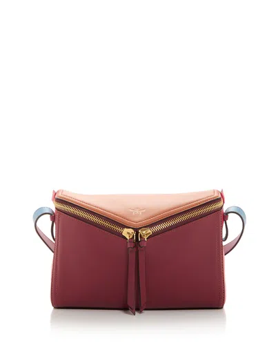 MCM DIAMANT 3D LEATHER SHOULDER BAG
