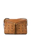 Mcm Small 3d Diamond Visetos Belt Bag In Brown