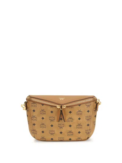 Mcm Diamant 3d Small Belt Bag In Brown