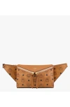 Mcm Diamond 3d Belt Bag In Brown