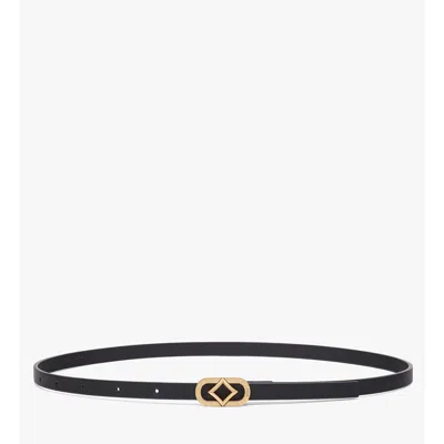 Mcm Diamond Buckle Belt In Spanish Calf Leather
