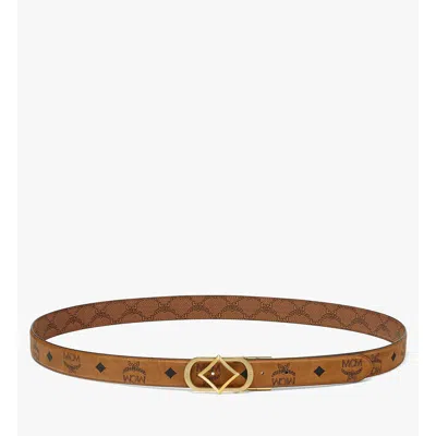 Mcm Diamond Buckle Reversible Monogram Belt