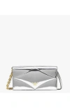 Mcm Diamond Chain Wallet In Silver