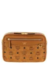 Mcm Diamond Crossbody Bags Brown In Orange