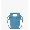 Mcm Diamond Crossbody Pouch In Embossed Leather And Calfskin In Multi