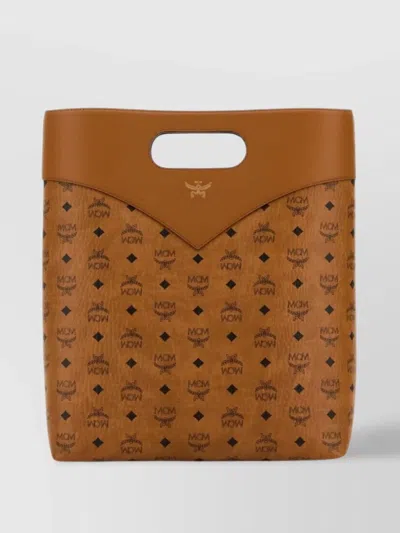 Mcm Diamond Detail Large Tote Bag