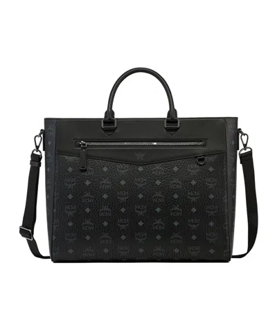 Mcm Diamond E/w Tote In Visetos