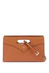 Mcm Structured Envelope Leather Handbag