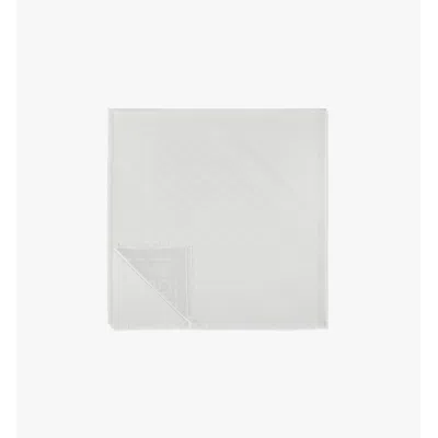 Mcm Diamond Logo Jacquard Shawl In White