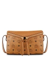 Mcm Small 3d Diamond Visetos Belt Bag In Brown