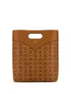Mcm Diamond Detail Large Tote Bag