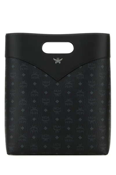 MCM MCM PRINTED CANVAS SHOPPING BAG