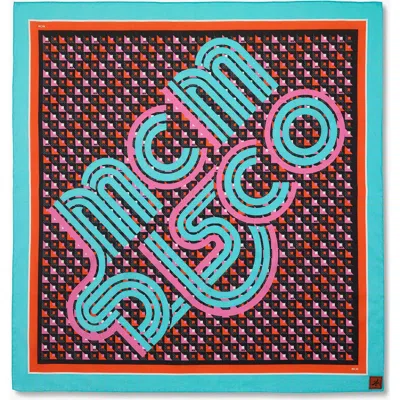Mcm Disco Monogram Scarf In Multi