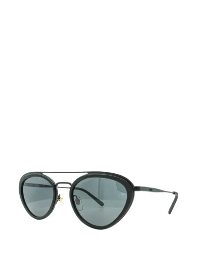 Mcm Double-bridge Oval-frame Sunglasses In Multi