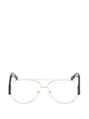 Mcm Double-bridge Pilot-frame Glasses In White
