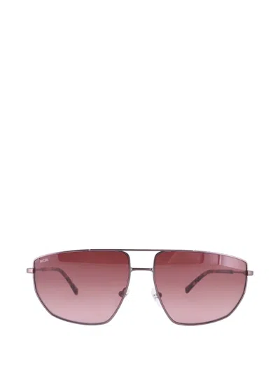 Mcm Double-bridge Pilot-frame Sunglasses In Brown