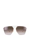 Mcm Double-bridge Pilot-frame Sunglasses In Brown