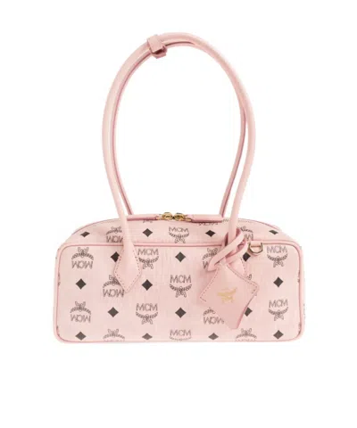 Mcm Double-handled Shoulder Bag In Pink