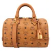 Mcm Small Ella Boston Leather Bag