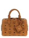 Mcm Ella Boston Handbag In Brown
