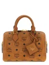 Mcm Ella Boston Handbag In Brown