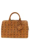 Mcm Brown Ella Boston Medium Duffle Bag In Brown