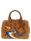 Mcm Ella Boston Top Case In Brown