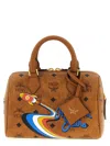 Mcm Ella Boston Top Case In Brown