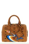 Mcm Ella Boston Top Case In Brown