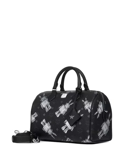 Mcm Ella Tote Bag In Black