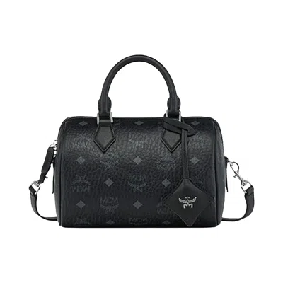 Pre-owned Mcm Ella Vi Boston Small Bag 'black' | Men's Size Onesize