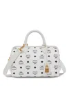 Mcm Women Ella Vi Boston Sml Co In White