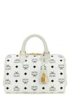 Mcm Women Ella Vi Boston Sml Co In Cognac