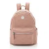 Mcm Embossed Leather Small Backpack In Pink