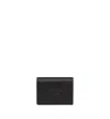 Mcm Embossed Leather Wallet With Laurel Wreath Detail In Black