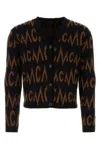 Mcm Embroidered Cashmere Blend Cardigan