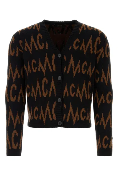 Mcm Embroidered Cashmere Blend Cardigan In Multi