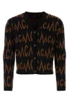 Mcm Embroidered Cashmere Blend Cardigan