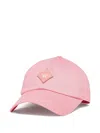 Mcm Essential Diamond Cotton Cap In Pink