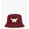Mcm Essential Logo Bucket Hat In Cotton Twill