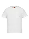 Mcm Essential Logo-pocket T-shirt In White