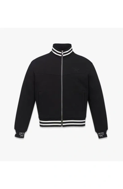 Mcm Essential Logo Ponte Track Jacket In Black