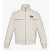 Mcm Essential Logo Ponte Track Jacket In White
