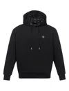 Mcm Essential Ponte Logo-patch Hoodie In Black