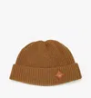 Mcm Essential Wool Beanie In Cognac