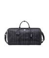 Mcm Extra Large Ottomar Weekender Duffle Bag In Black