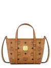 Mcm Toni Visetos Leather Shopper Shoulder Bag