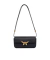 Mcm Flip Shoulder Bag In Black