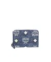 Mcm Flower Purse In Blue